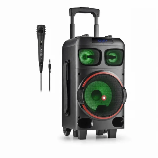 Haut-parleur portable Bluetooth avec éclairage RGB et micro