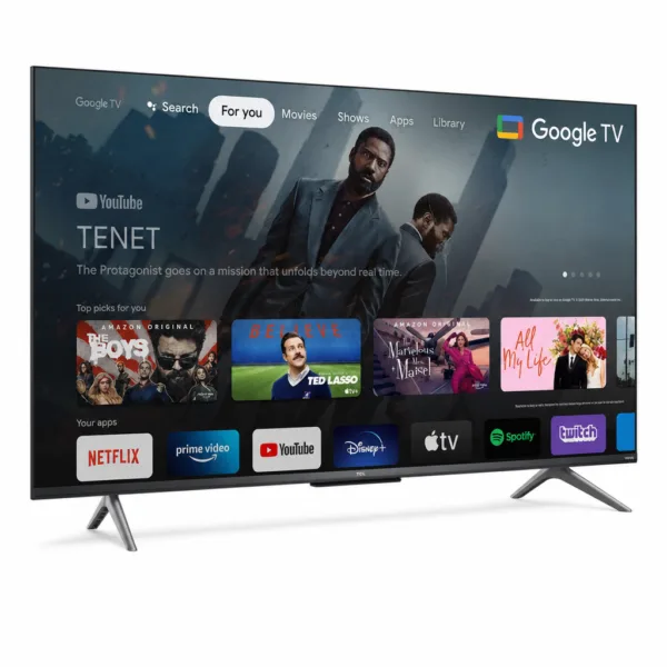Téléviseur TCL QLED de 43 pouces avec interface Google TV