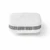 Nedis Détecteur de fumée connecté Wi-Fi Tuya, alarme sonore, application gratuite, blanc