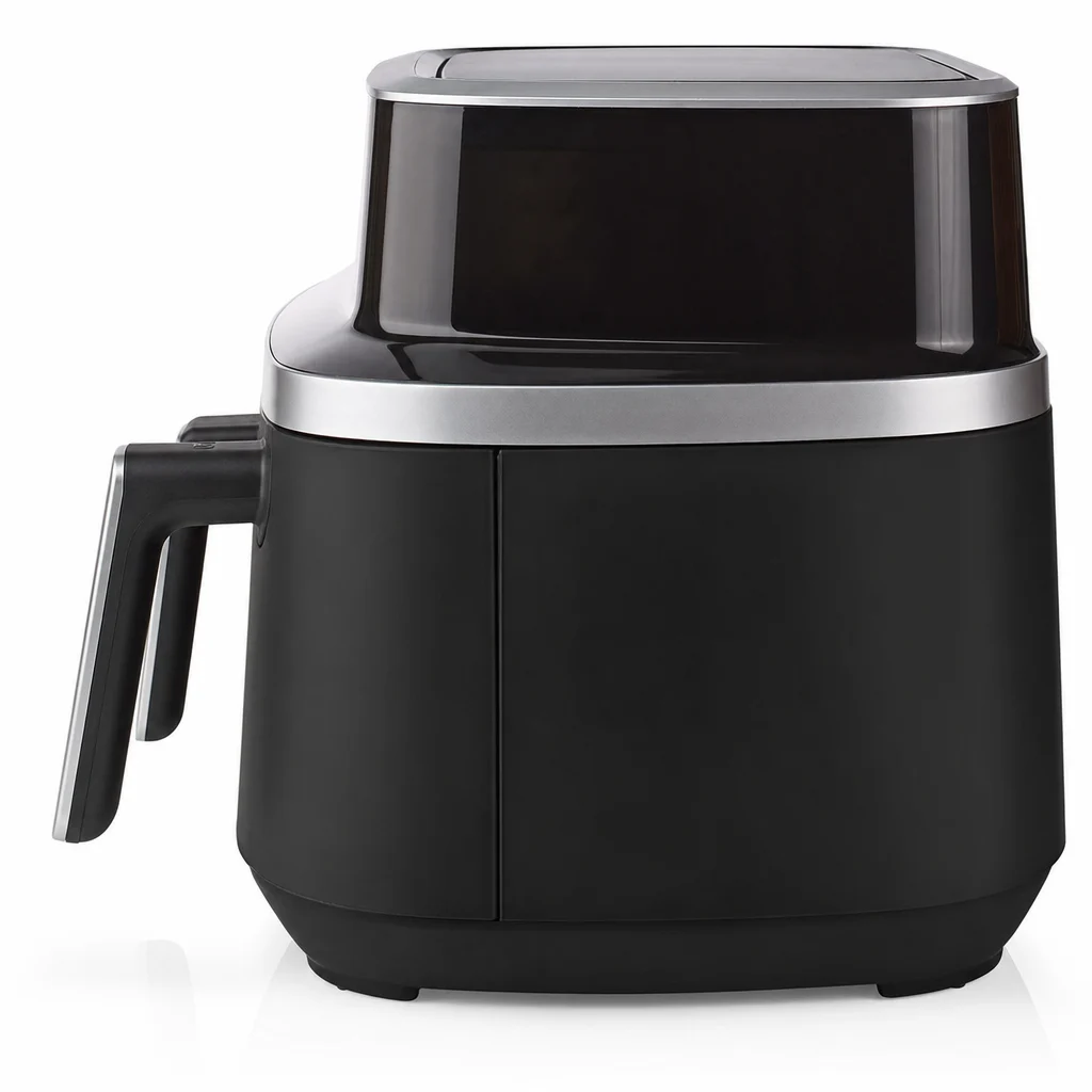 Nedis Friteuse à Air Chaud Double Panier KAAF320BK, 2×4,2L, 2600W, Noir